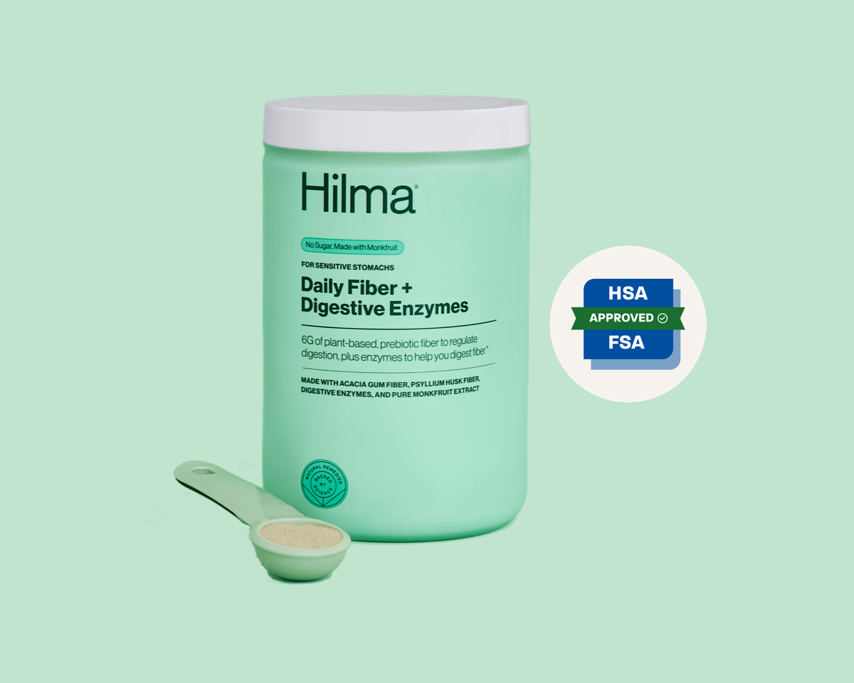 Daily Fiber + Digestive Enzymes - FSA + HSA approved