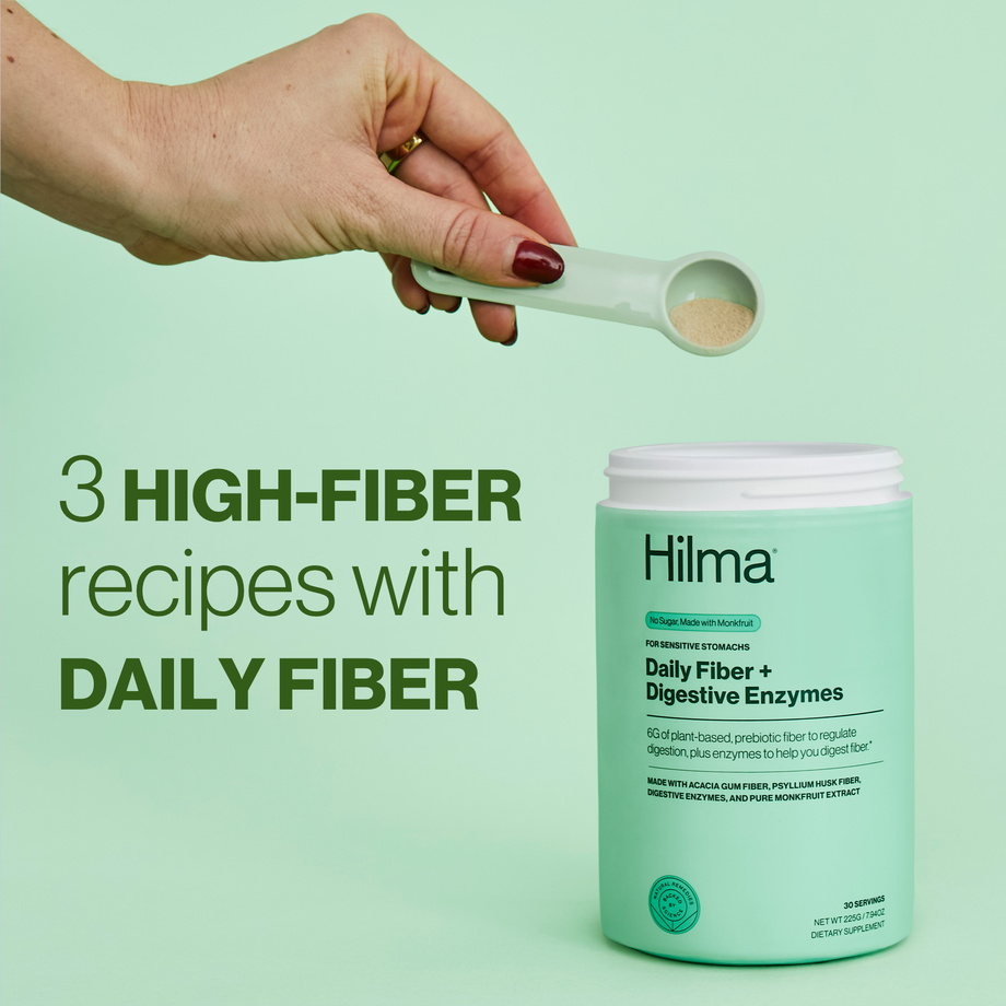 3 High-Fiber Recipes Featuring Daily Fiber + Digestive Enzymes