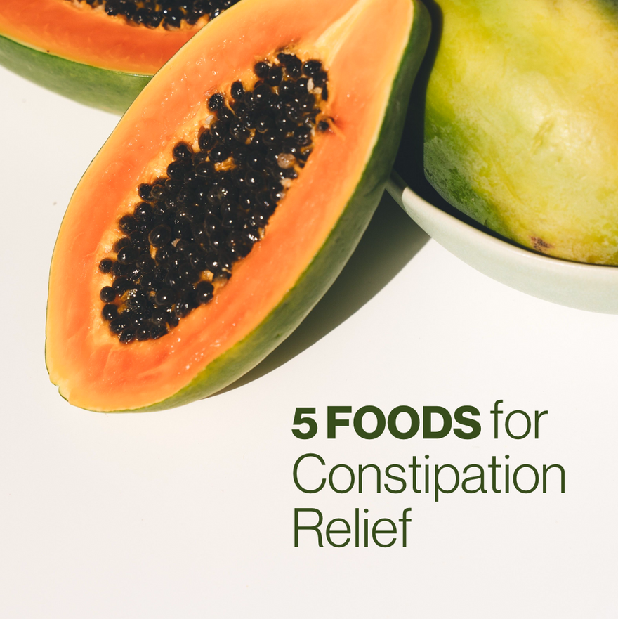 5 Foods for Constipation Relief, image of papaya