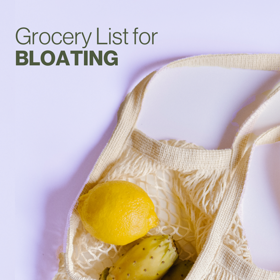 grocery bag with fruit