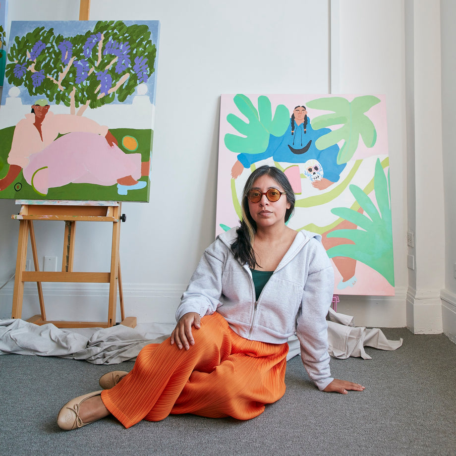 Lilian Martinez in her studio