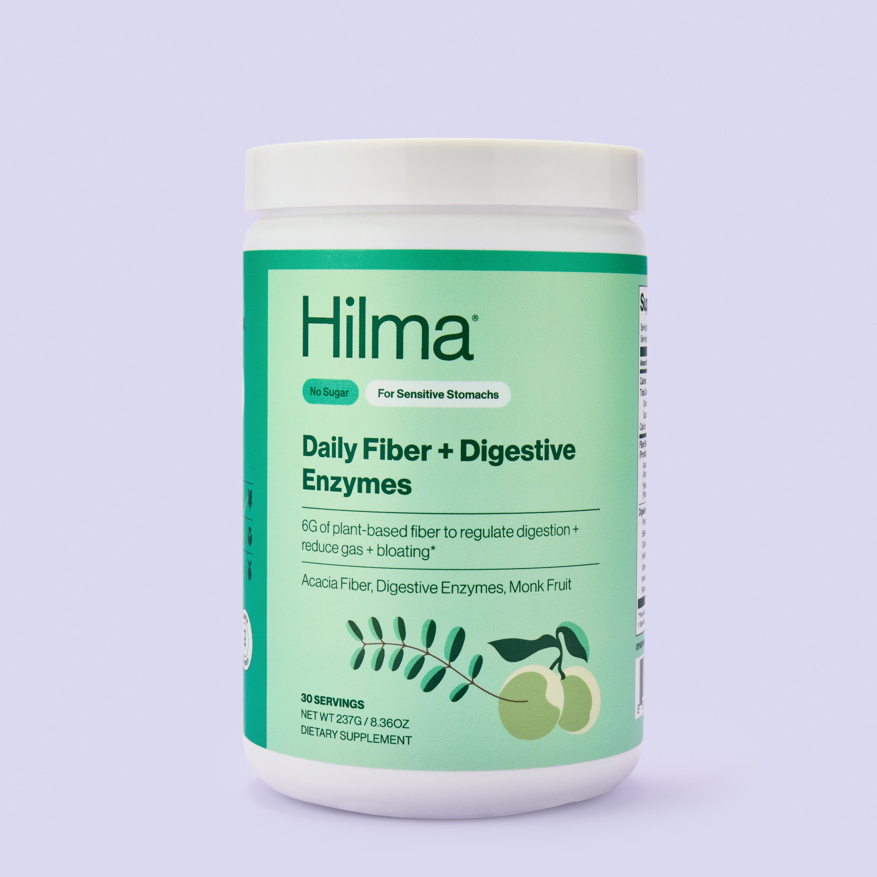 Daily Fiber + Digestive Enzymes Powder